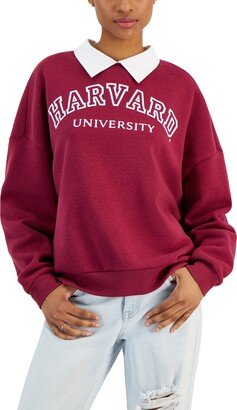 Grayson Threads, The Label Juniors' Harvard University Collared Sweatshirt