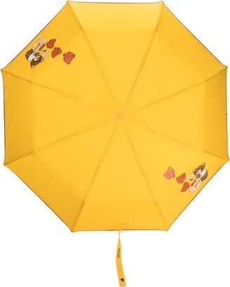 Teddy Bear-motif compact umbrella