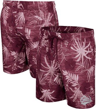 Men's Maroon Montana Grizzlies What Else is New Swim Shorts