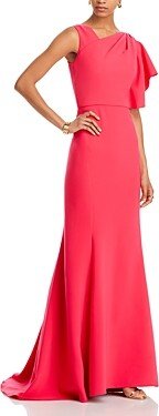 Asymmetric Fit and Flare Gown