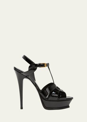 Tribute Patent T-Strap Platform Sandals