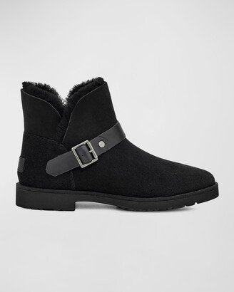 Romely Suede Buckle Classic Ankle Boots