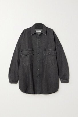 The Frankie Shop - Dallas Denim Shirt - Gray