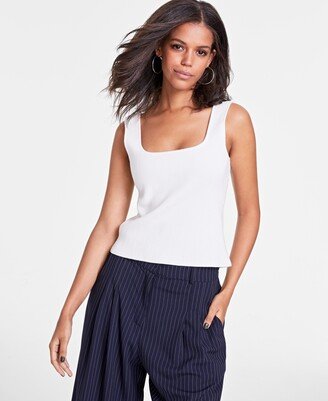 Women's Ottoman-Rib Tank Top, Created for Macy's