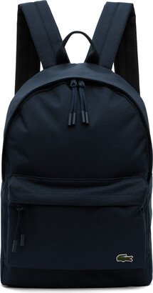 Navy Zip Backpack