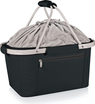 by Picnic Time Metro Black Basket Collapsible Cooler Tote