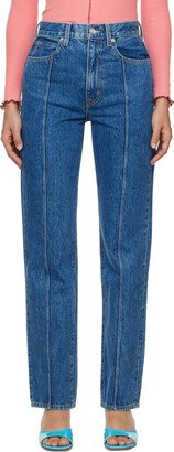 Blue London Pintuck Jeans