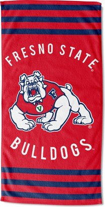 The Northwest Group, LLC COL 620 Fresno State Stripes Beach Towel - 30x60