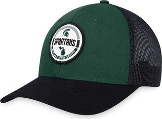 Men's Green Michigan State Spartans Trey Trucker Adjustable Hat