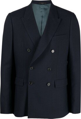 Double-Breasted Wool Blazer-AV