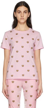 Pink All Over Teddy T-Shirt