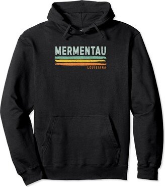 Mermentau LA Souvenir Vintage Stripes Mermentau LA Pullover Hoodie