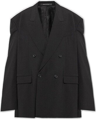 Double-Breasted Oversized Blazer