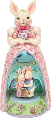 Jim Shore Splendid Spring - One Figurine 11 Inches - Lighted Rotating - 6008302 - Resin - Pink