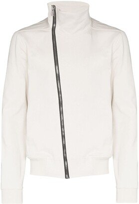 Stand-Collar Zipped Sweatshirt