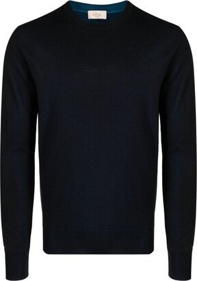 Fine-Knit Wool Jumper-AG