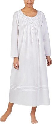 Ballet Nightgown Long Sleeve (White) Women's Pajama