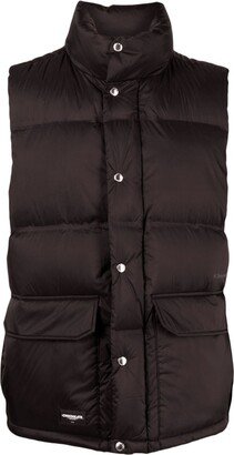 CHOCOOLATE Logo-Patch Padded Gilet