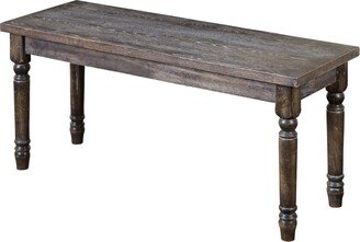 Buylateral Burntwood Dining Bench