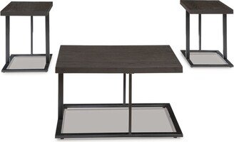 T194-13 Airdon Bronze Finish Occasional Table Set