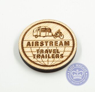 Retro Airstream Magnet - Bambi Camper Travel Trailer Vintage