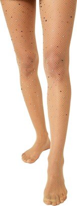 Glitter Fishnet Tights