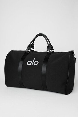 Large Traverse Duffle Bag in Black/Silver