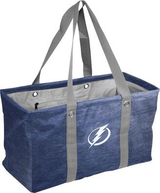 Men's and Women's Tampa Bay Lightning Crosshatch Picnic Caddy Tote Bag