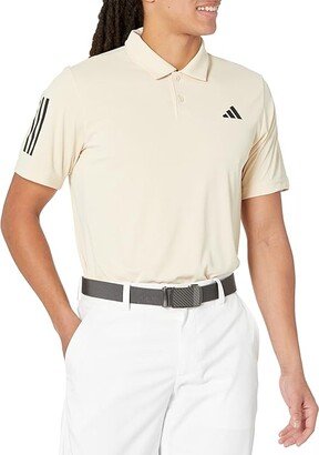 Club 3-Stripes Tennis Polo (Sand Strata) Men's Clothing