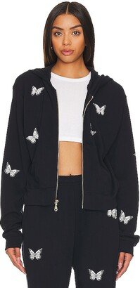 Lachelle Crop Zip Up Hoodie