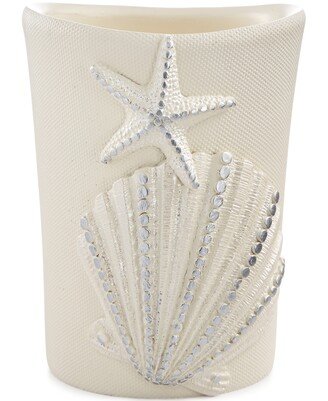 Sequin Shells Beachy Resin Tumbler