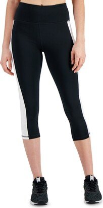 Id Ideology Women's Essentials Colorblocked Cropped Leggings, Created for Macy's