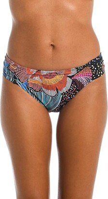 Sunlit Soiree Side Shirred Hipster (Multi) Women's Swimwear