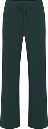 Cotton Jersey Straight Leg Pant | Spruce