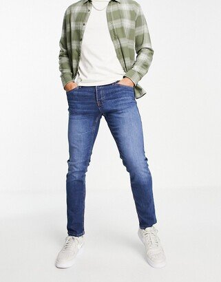 Intelligence Glenn slim tapered fit jeans in light blue