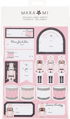 Gartner Studios Labels Nutcracker Pink Set of 120