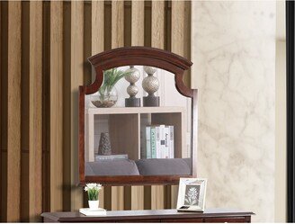 Meridian Cappuccino Mirror - 44H X 43W X 3D