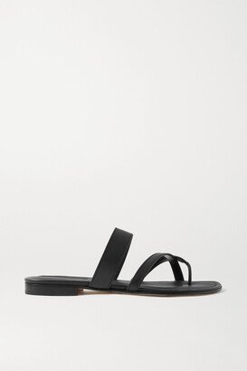 Susa Leather Sandals - Black