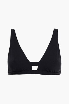 Active cutout triangle bikini top