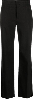 High-Waisted Tailored Trousers-AM