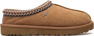 Tasman Chestnut suede slippers