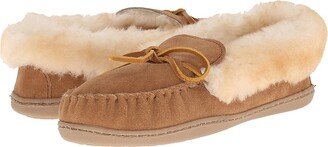 Alpine Sheepskin Moc (Golden Tan) Women's Moccasin Shoes