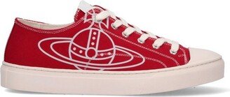 Orb Printed Low-Top Sneakers-AH