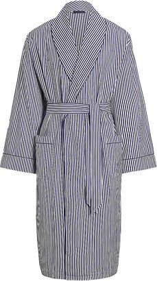 Striped Cotton Oxford Robe