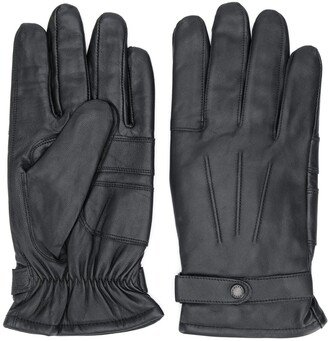 Burnished leather gloves