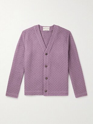 Kura Textured-Cotton Cardigan