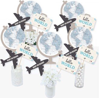 Big Dot Of Happiness Precious Cargo - Baby Shower Centerpiece Sticks - Table Toppers-Set of 15