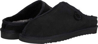 FIRESIDE by Dearfoams Grafton Genuine Shearling Clog (Black) Men's Slippers