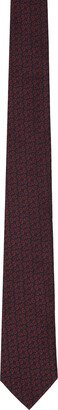 Navy & Red Paisley Tie