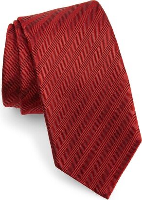 ZEGNA TIES Brera Chevron Silk Tie